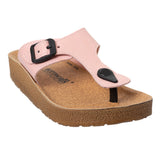 Aerowalk Women Pink T-Strap Flat Sandal (CK10_BABY PINK)