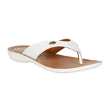 Aerowalk Women White Flat Sandal (CN71_WHITE)