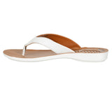 Aerowalk Women White Flat Sandal (CN71_WHITE)