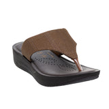 Inblu Women Copper Thong Flat Sandal with Textured Upper (CR43_COPPER)