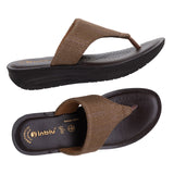 Inblu Women Copper Thong Flat Sandal with Textured Upper (CR43_COPPER)