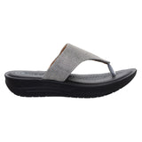Inblu Women Grey Thong Flat Sandal with Textured Upper (CR43_GREY)