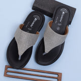 Inblu Women Grey Thong Flat Sandal with Textured Upper (CR43_GREY)