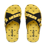 Aerokids Boys Yellow Lightweight Flip Flops (CS32 _YELLOW)