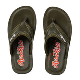 Aerokids Boys Olive Green Thong Style Lightweight Sandal (CS67_OLIVE)