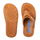 Aerokids Boys Tan Thong Style Lightweight Sandal (CS67_TAN)