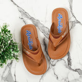 Aerokids Boys Tan Thong Style Lightweight Sandal (CS67_TAN)