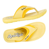 Aerokids Boys Yellow Thong Style Lightweight Sandal (CS67_YELLOW)