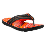 Aerokids Boys Black V Shape Lightweight Sandal with Printed Insole (CS70_BLACK)