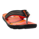 Aerokids Boys Black V Shape Lightweight Sandal with Printed Insole (CS70_BLACK)