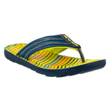 Aerokids Boys Navy Blue V Shape Lightweight Sandal with Printed Insole (CS70_N.BLUE)