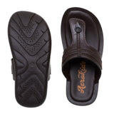 Aerokids Boys Brown T-Shape Lightweight Sandal (CS94_BROWN)