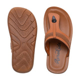 Aerokids Boys Tan T-Shape Lightweight Sandal (CS94_TAN)