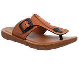 Aerokids Boys Tan T-Shape Lightweight Sandal with Buckle Styling (CS95_TAN)
