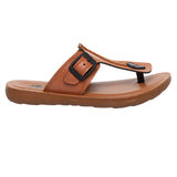 Aerokids Boys Tan T-Shape Lightweight Sandal with Buckle Styling (CS95_TAN)
