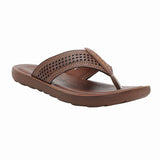 Aerokids Boys Brown Thong Style Sandal with Perforated Upper (CS96_BROWN)