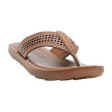 Aerokids Boys Tan Thong Style Sandal with Perforated Upper (CS96_TAN)