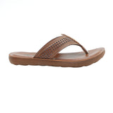 Aerokids Boys Tan Thong Style Sandal with Perforated Upper (CS96_TAN)