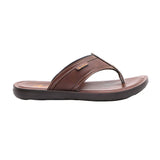 Aerokids Boys Brown Thong Style Lightweight Sandal with Slip-on Closure (CS97_BROWN)