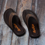 Aerokids Boys Brown Thong Style Lightweight Sandal (CS98_BROWN)