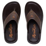 Aerokids Boys Brown Thong Style Lightweight Sandal (CS98_BROWN)