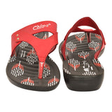 Chips Women Slippers #3045 - RED