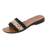 Inblu Women Slipper #38D5 - BLACK