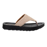 Aerowalk Women Beige Thong Flat Sandal (DI54_BEIGE)