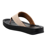 Aerowalk Women Beige Thong Flat Sandal (DI54_BEIGE)