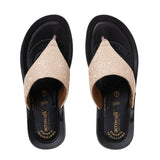 Aerowalk Women Beige Thong Flat Sandal (DI54_BEIGE)