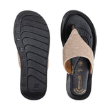 Aerowalk Women Beige Thong Flat Sandal (DI54_BEIGE)