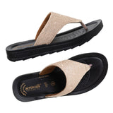 Aerowalk Women Beige Thong Flat Sandal (DI54_BEIGE)