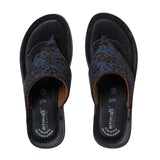 Aerowalk Women Black Thong Flat Sandal (DI54_BLACK)