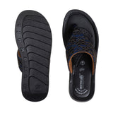 Aerowalk Women Black Thong Flat Sandal (DI54_BLACK)