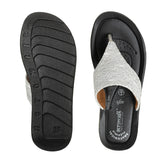 Aerowalk Women White Thong Flat Sandal (DI54_WHITE)