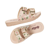 Aerokids Girls Slippers #EM35 - RED