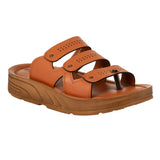 Aerowalk Men Tan Mule Style Sandal with Slip-on Closure (FM35_TAN)