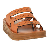 Aerowalk Men Tan Mule Style Sandal with Slip-on Closure (FM35_TAN)