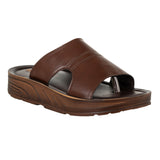 Aerowalk Men Brown Mule Style Sandal with Slip-on Closure (FM42_BROWN)