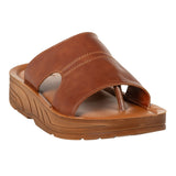 Aerowalk Men Tan Mule Style Sandal with Slip-on Closure (FM42_TAN