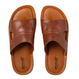 Aerowalk Men Tan Mule Style Sandal with Slip-on Closure (FM42_TAN