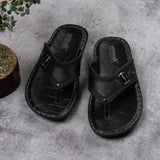 Aerowalk Men Black Thong Style Flip-Flop (HT93_BLACK)
