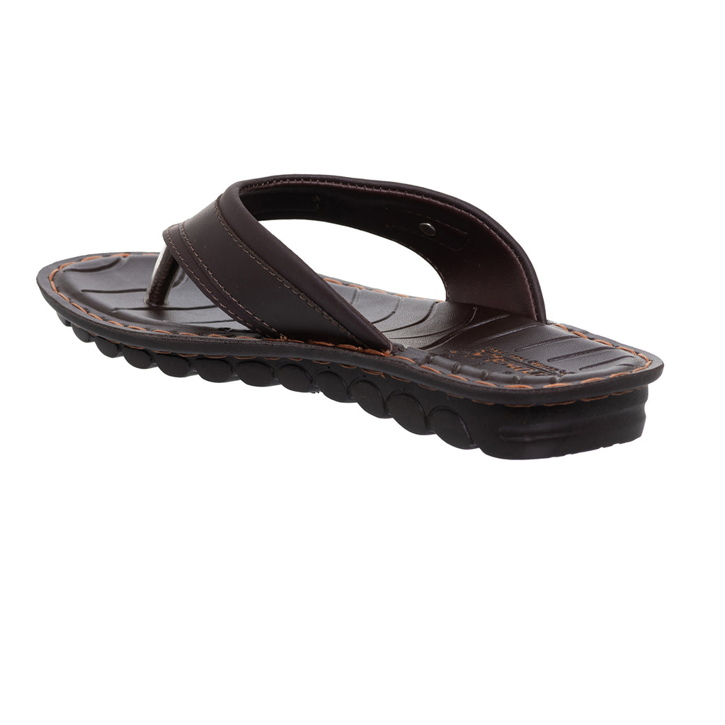 Aerowalk Men Brown Thong Style Flip Flop HT93 BROWN The Condor