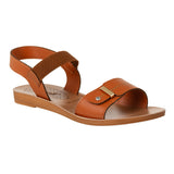 Aerowalk Women Tan Sandal With Back Strap & Buckle Styling Upper (IR02_TAN)