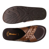 Inblu Men Slipper #BWM4 - BROWN