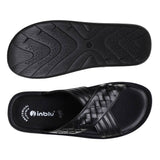 Inblu Men Slipper #BWM4 - BLACK