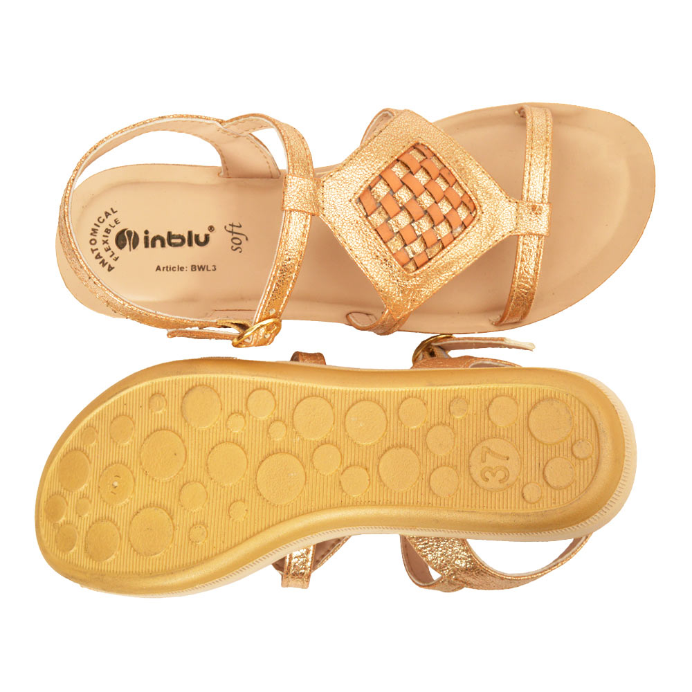 Inblu Women Sandals (BWL3_GOLD)