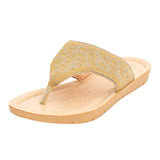 Inblu Women Slippers #ME80 - GREY & GOLD