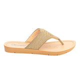 Inblu Women Slippers #ME80 - GREY & GOLD