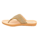 Inblu Women Slippers #ME80 - GREY & GOLD